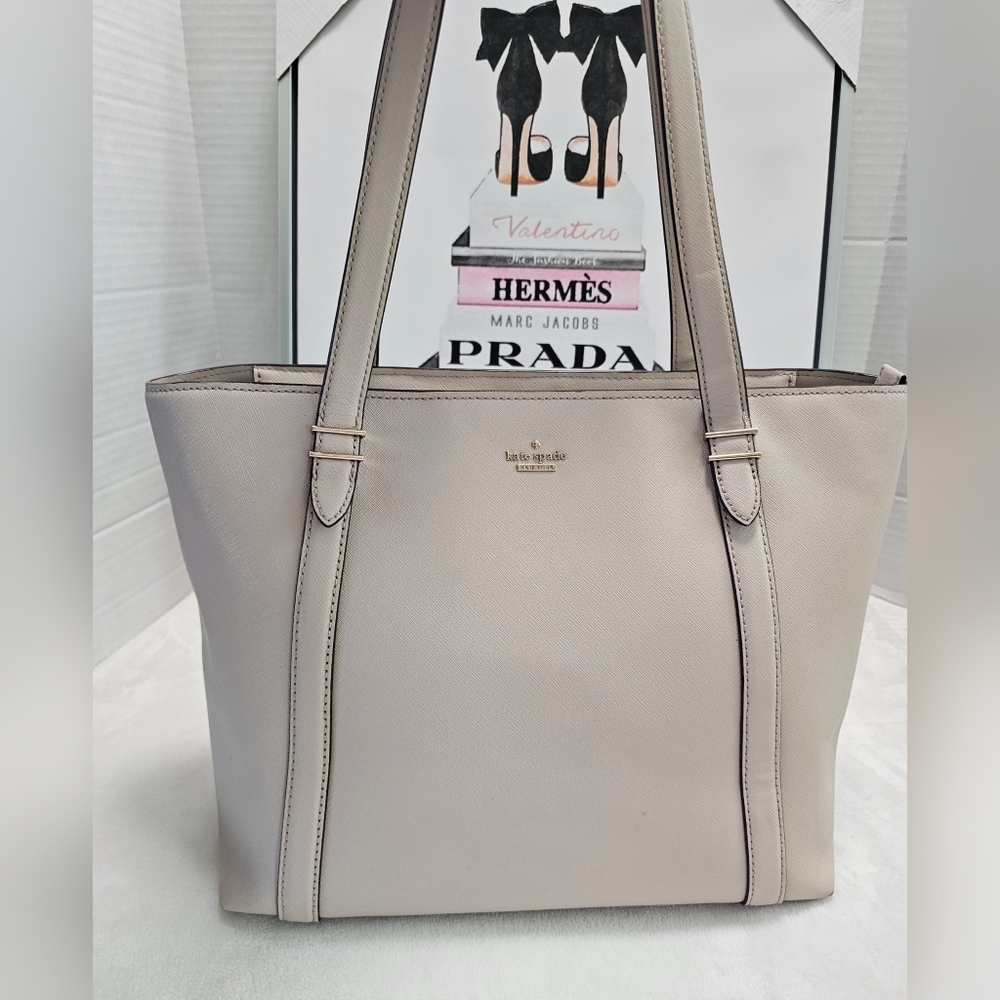 Pre-owned Kate Spade Oakwood Street Chandra Tote Tusk